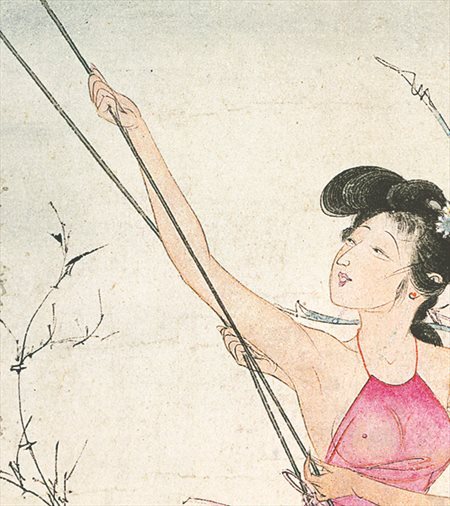 皋兰县-胡也佛的仕女画和最知名的金瓶梅秘戏图